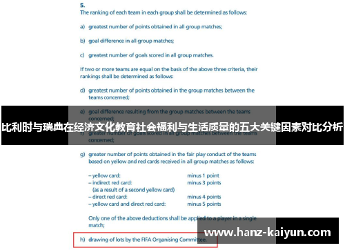 比利时与瑞典在经济文化教育社会福利与生活质量的五大关键因素对比分析